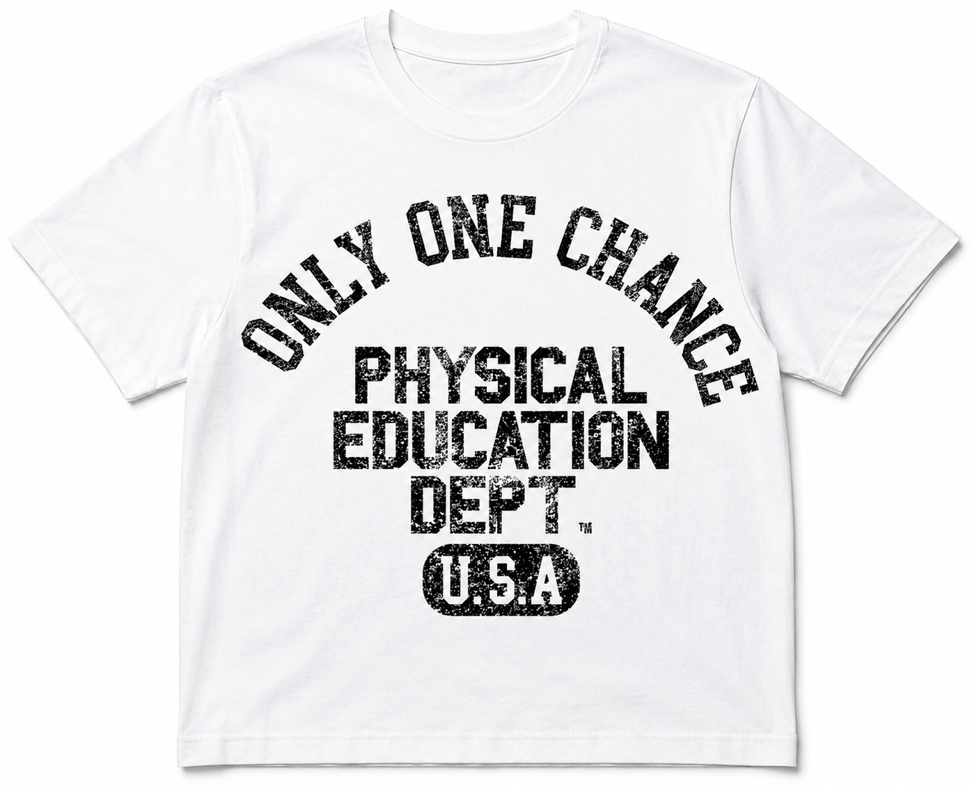 Only One Chance Gym style T-shirt